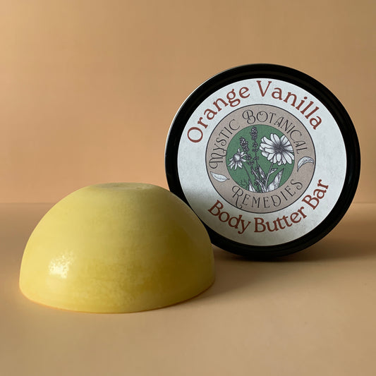 Orange Vanilla Body Butter Bar--Full Size